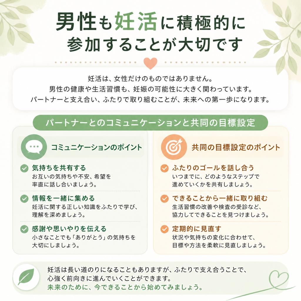 妊活における男性の役割