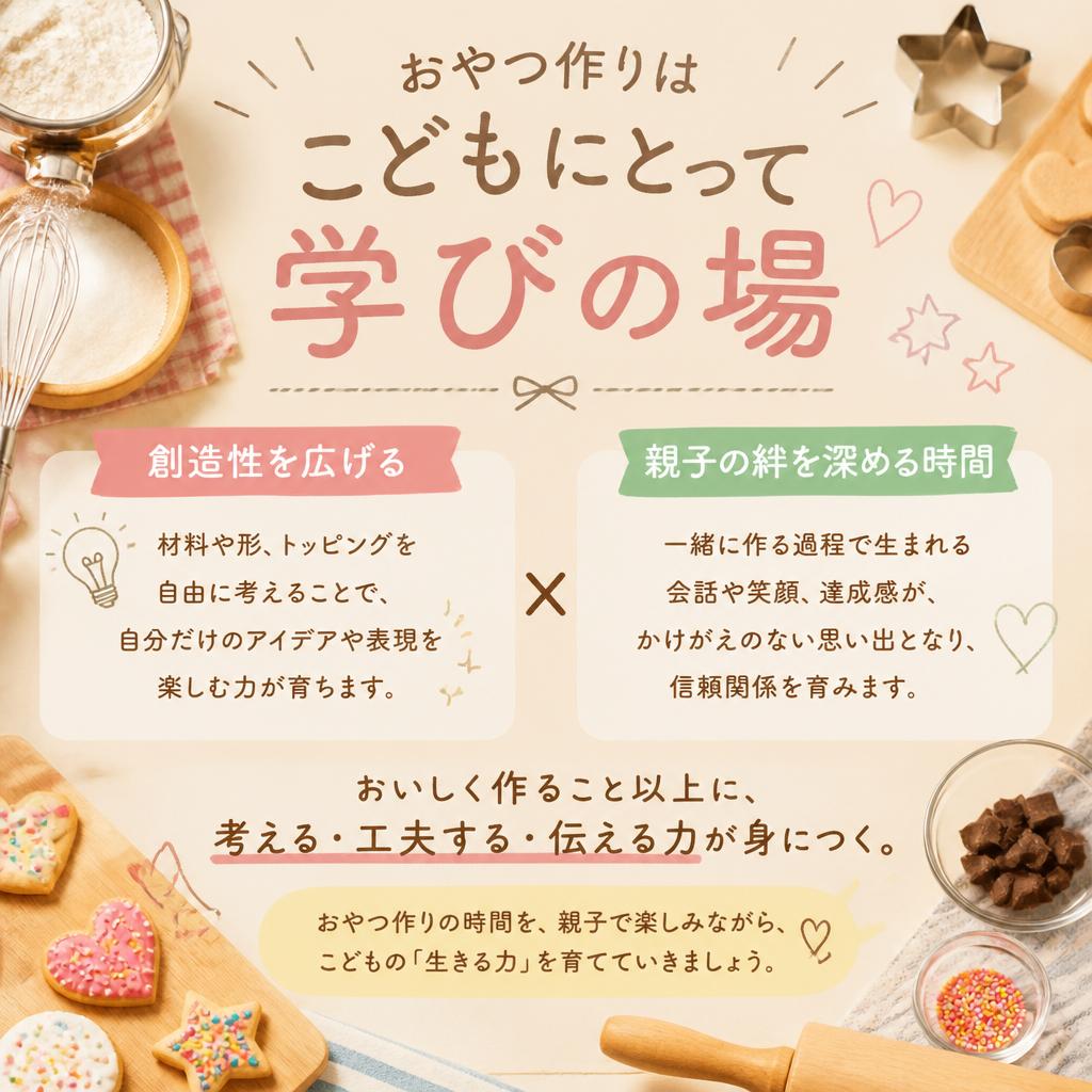こどもと楽しむおやつ作りの魅力